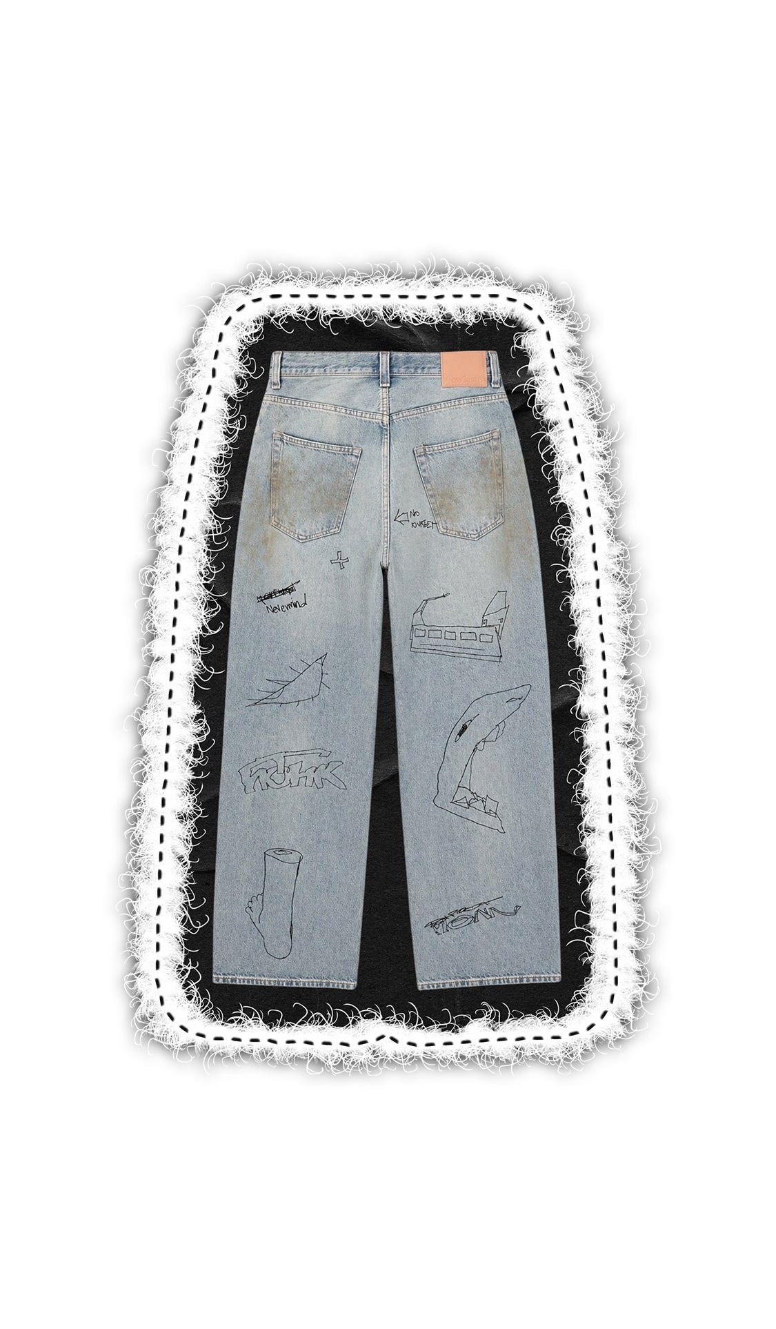 SKETCHED DENIM