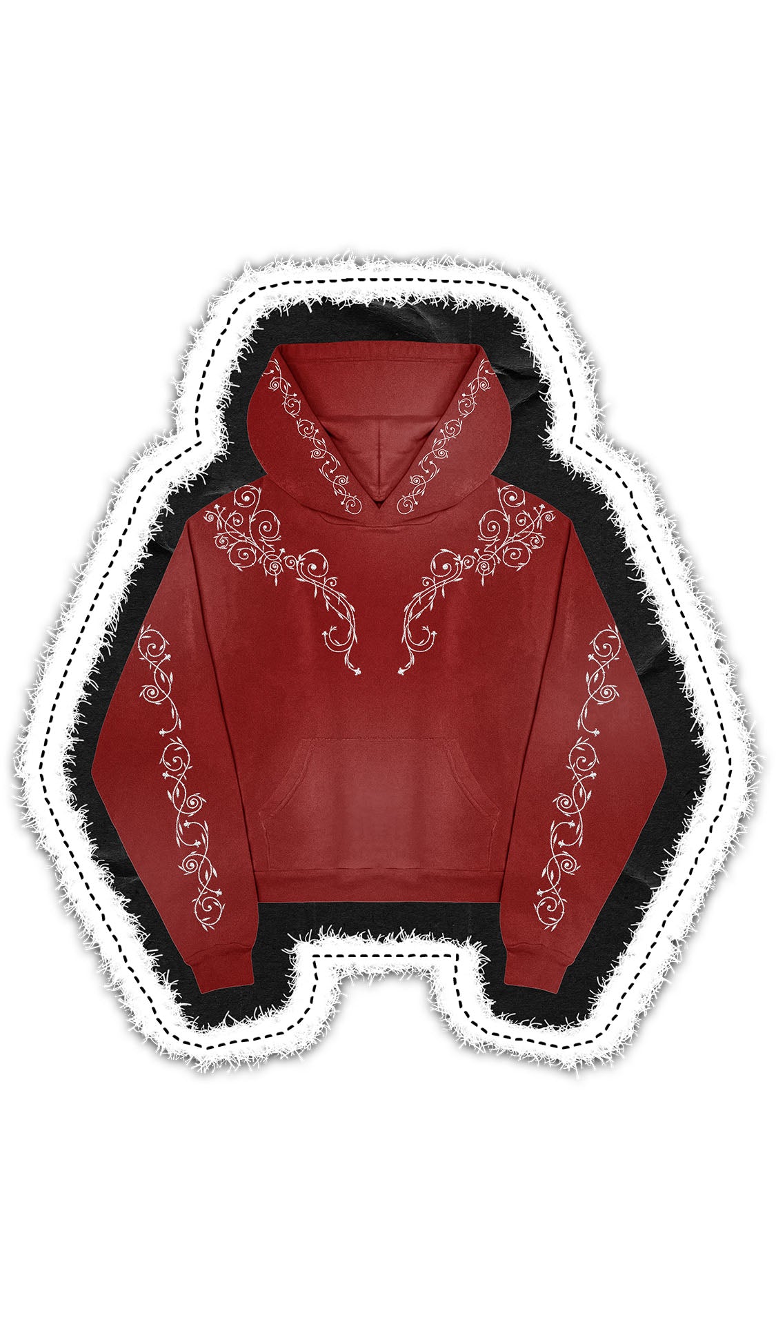 CRIMSON VINE HOODIE